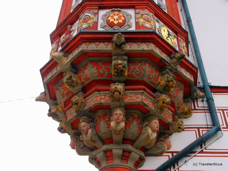 Coburger Erker am Stadthaus in Coburg