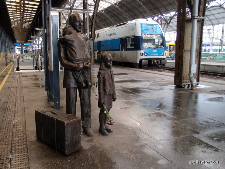 Denkmal für Nicholas Winton in Prag