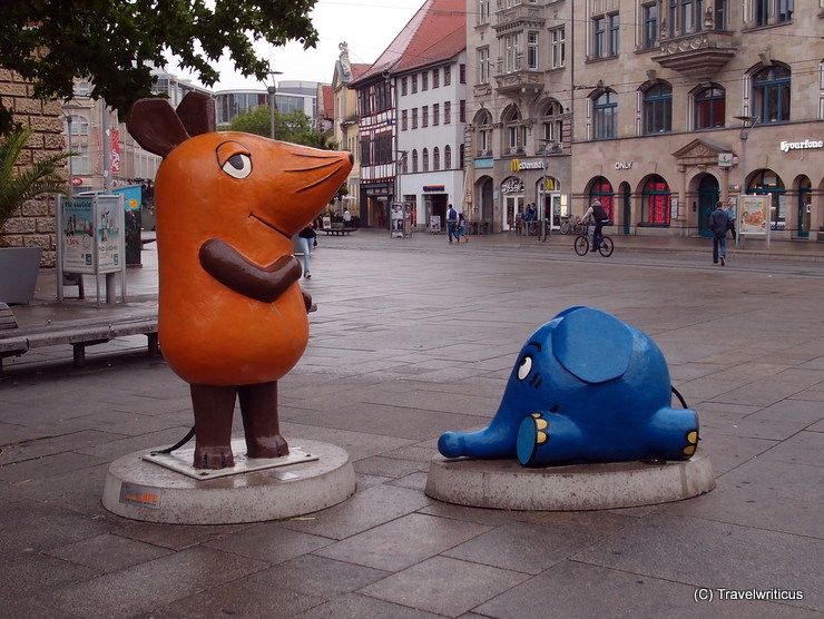 Figuren "Die Sendung mit der Maus" in Erfurt