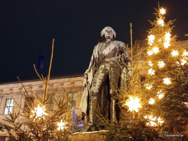 Markgraf Friedrich von Brandenburg-Bayreuth während der Erlanger Waldweihnacht