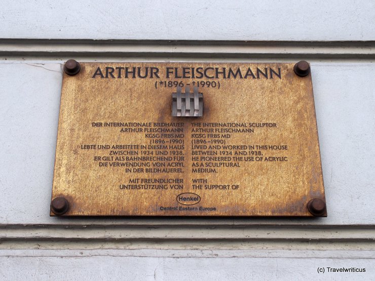 Gedenktafel für Arthur Fleischmann in Wien