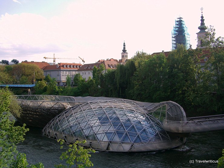 Murinsel in Graz, Österreich