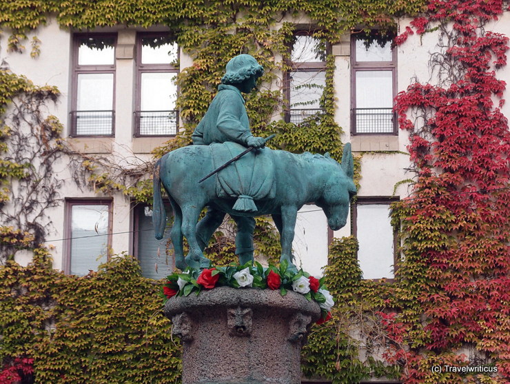 Eselsbrunnen aus dem Alten Markt in Halle (Saale), Deutschland