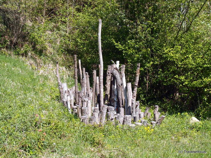 Käferlarvenburg am Sandhang im Katzengraben bei Spielfeld