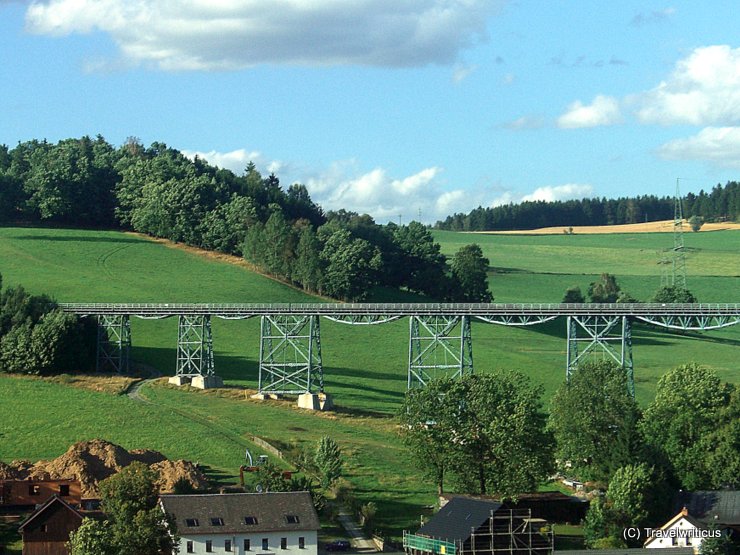 Markersbacher Viadukt bei Markersbach, Deutschland