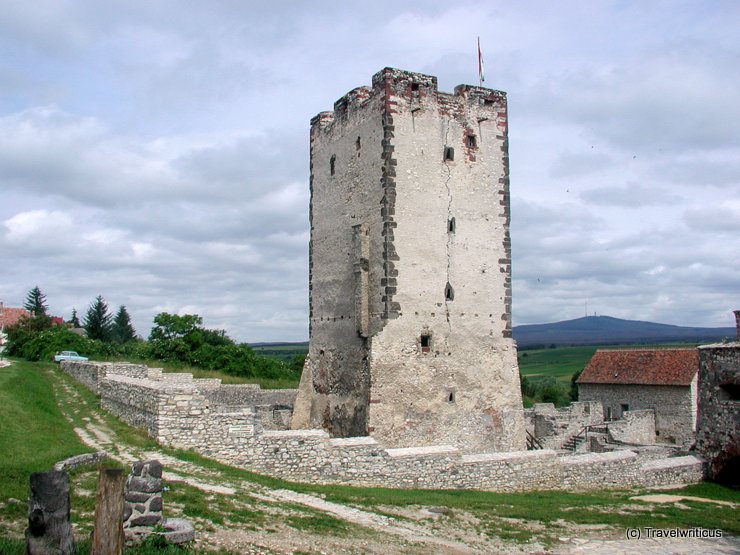 Wohnturm der Burg Kinizsi in Nagyvázsony