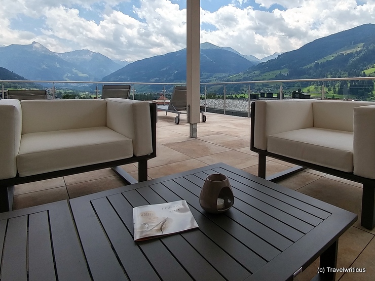 Terrasse des Palais Norica in Bad Hofgastein