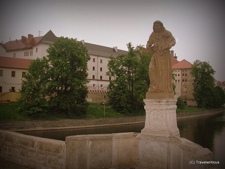 Historische Steinbrücke in Písek