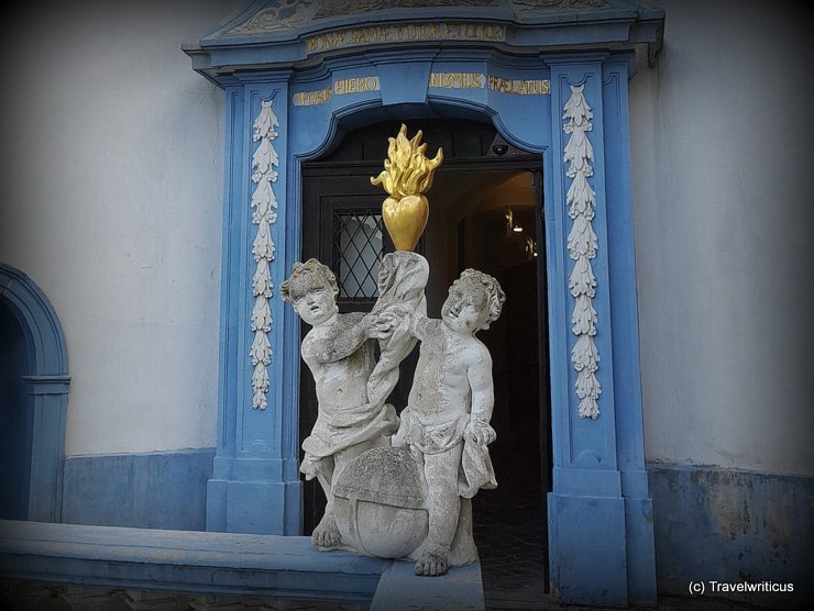 Brennende Herz in Stift Dürnstein Brennende Herz in Stift Dürnstein