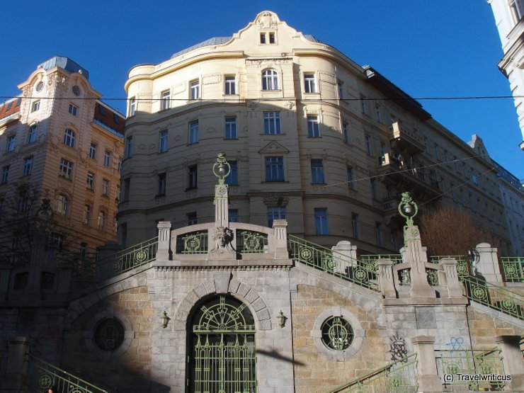 Blick von der Fillgradergasse auf die Fillgraderstiege